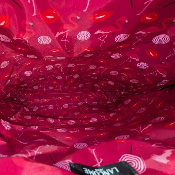 Lancome Paris tote bag. Red/Pink. EUC! - Picture 3 of 8